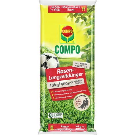 COMPO Rasen-Langzeitdünger 10 kg für 400 m2