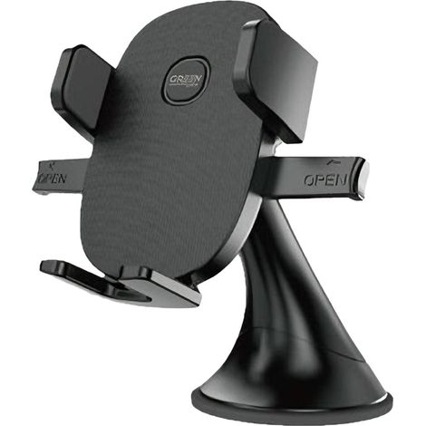 Support de téléphone pour voiture avec ventouse universelle rotative à 360° - Maintien sûr et stable (1/3)