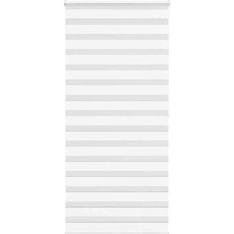 4014783 Store zèbre blanc 110x200 cm largeur du tissu 105,9cm polyester (1/5)