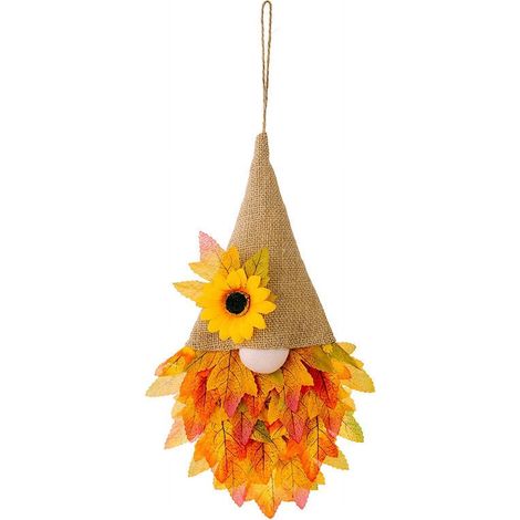 Panneau En Bois - Décoration De Porte Pour Fêtes - Accrochage Mur Porte Fenêtre - Idéal Pour Thanksgiving Et Noël - 1 Pièce (1/5)