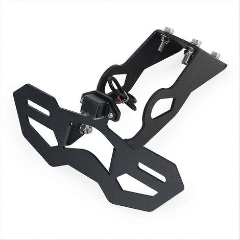 Support de plaque d'immatriculation pour moto avec éliminateur de plaque d'immatriculation (1/5)