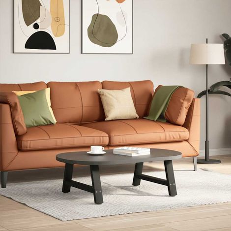 Maison Exclusive - Couchtischbeine A-Form 2 Stk. Schwarz 70x(30-3