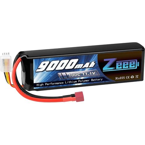 Batterie RC, capacité de 9000mAh, taux de décharge de 100C, 3S 100C 9000 T (1/2)