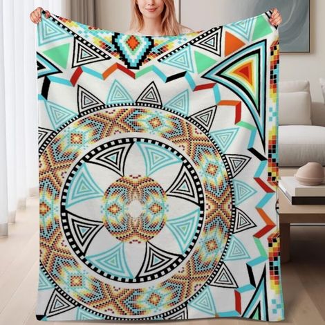 Couverture Polaire - 180 x 200 cm - Microfibre Polyester - Pour Lit Canapé Fauteuil - Intérieur Maison Camping - 1 Pièce (1/4)