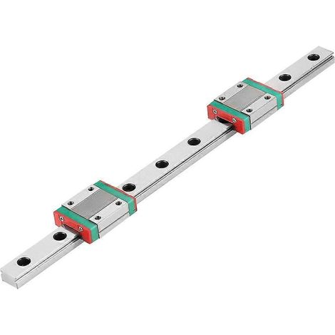 rail de guidage linéaire miniature MGN12 de 250 mm de diamètre et de 12 mm de largeur  2 blocs coulissants MGN12B