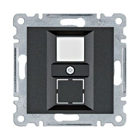 Lumina  Soporte doble Keystone Jack negro WL2323