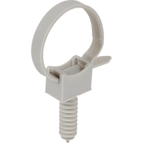 Debflex 709082-10 fascette con tasselli, colore: Grigio