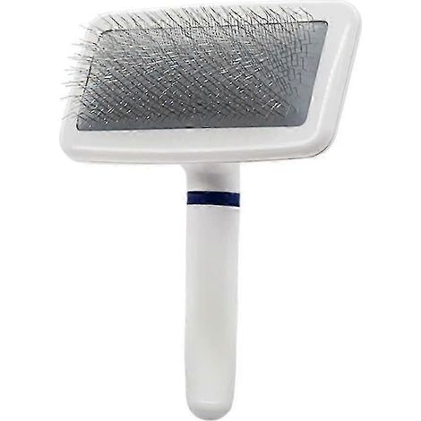 Brosse pour chien et chat, brosse carde, peigne, brosse à démêler pour poils courts et longs, outil de toilettage pour chiens et chats, 12 x 16 cm (1/2)