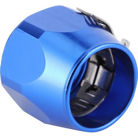 Collier de finition raccord tuyau carburant huile diesel gaz air eau 10AN alliage d'aluminium bleu (1/5)
