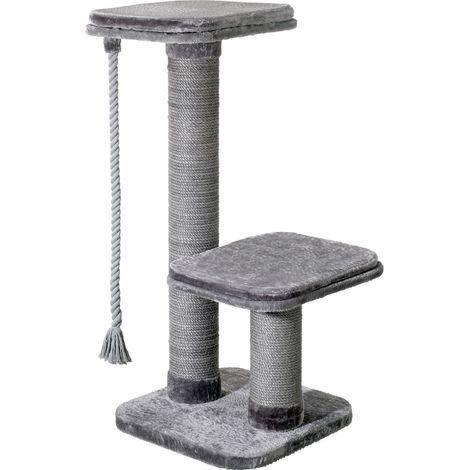 K RASCADOR ÁRBOL PARA GATO GRANDE 56 X 56 X 122CM GRIS