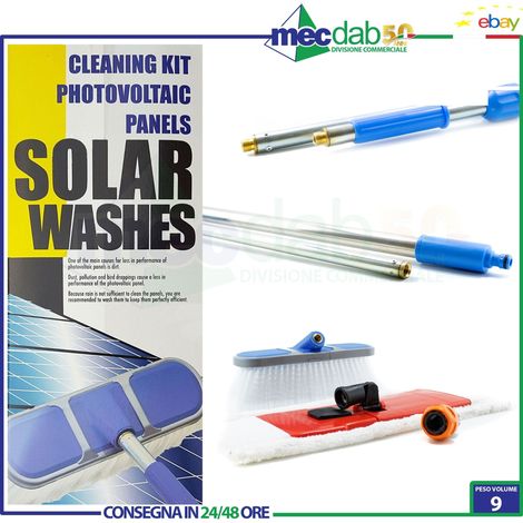 Solarwash Spazzolone Pannelli Fotovoltaici KIT