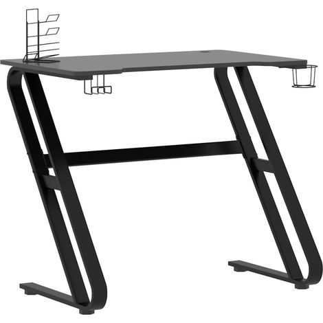 Maison Exclusive - Escritorio gaming con patas en forma de ZZ neg (1/5)