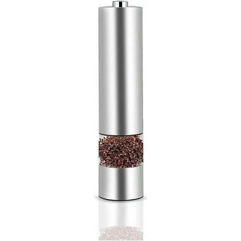 Moulin à Poivre Électrique Rechargeable - Noyau Céramique - Réglage Granulométrie - Voyant Intégré - Capacité 70 ml - 1 Pièce (1/4)