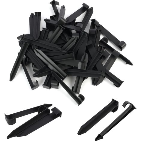 50 x Fixtures for Irrigation Pipes and Drip Lines, Irrigation Pipes and Gripping Pipes for 16 mm Tubes, for Gardens, Greenhouses and Flower Beds (1/5)
