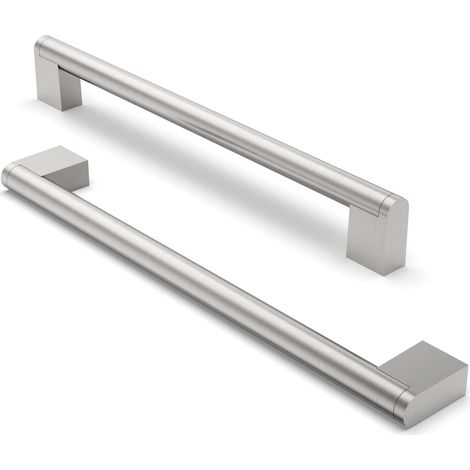 Lot de 5 Poignées de Meubles en Alliage d'Aluminium   Entraxe 224mm, Parfaites pour Armoires de Cuisine et Meubles