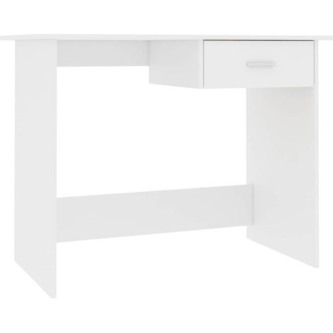 Maison Exclusive - Scrivania Bianca 100x50x76 cm in Legno Multistrato