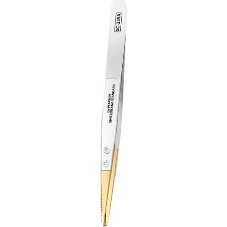 Pince à épiler haut de gamme à pointe fine, outil de réparation de montres professionnel léger et facile à manipuler (1/5)