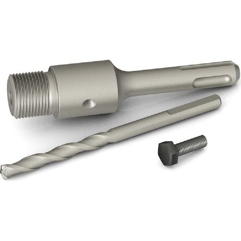 Adaptateur SDS Plus 110mm + Foret de Centrage, pour Scie à Cloche Trépan Couronne Carotteuse (1/5)