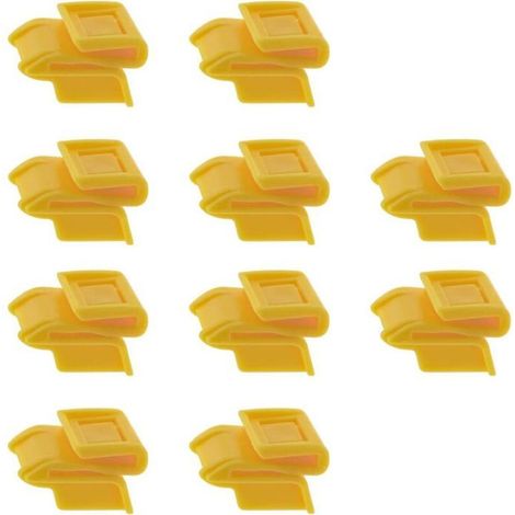 Lot de 10 clips de fixation pour pare-chocs arrière de voiture 85284-AL510 compatibles avec pare-chocs Qashqai Attaches en plas (1/5)