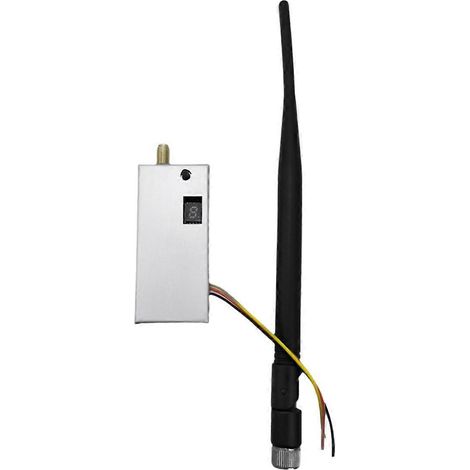 1,2G/1,3G 3W VTX mit Antenne, 8-Kanal FPV Audio-Video-Sender