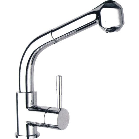 1PZ SERIE GEMINI MISCELATORE LAVELLO CANNA ALTA CON DOCCETTA (1/2)
