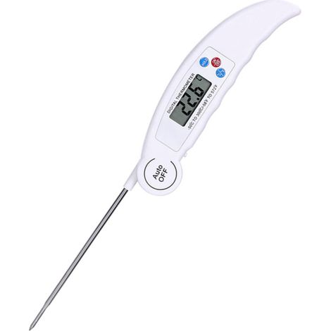 Pliable Viande Sonde Numérique Thermomètre en Acier Plastique (1/5)
