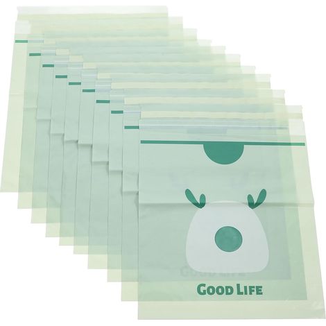 poubelle adhésifs jetables pour voiture lot de 10 verts en