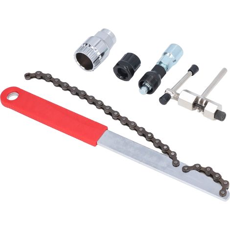 Kit d'outils de réparation de vélo, coupe-chaîne, clé, extracteur de roue libre, démonte-manivelle (1/5)