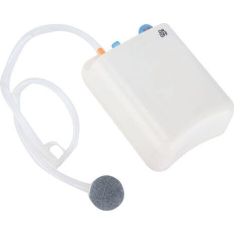Pompe à oxygène portable DC‑125 pour aquarium, batterie intégrée, diffuseur d'air pour bassin à poissons