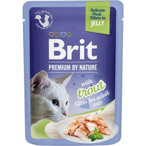 Truite adulte CAT premium britannique en gelée (sachet) 85 g