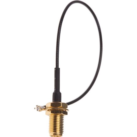 Câble coaxial RF RS PRO, Avec connecteur Mâle RP-SMA Noir, 200mm ( Prix pour 1 )