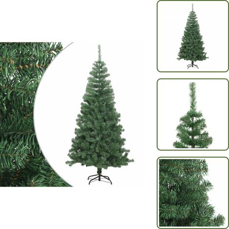 The Living Store Künstlicher Weihnachtsbaum L 240 cm Grün - Künstlicher Weihnachtsbaum (1/5)