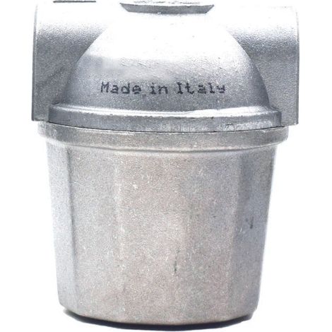 Filtro per Gasolio 1 Via con Vaschetta in Alluminio – Pressione Max 2 bar