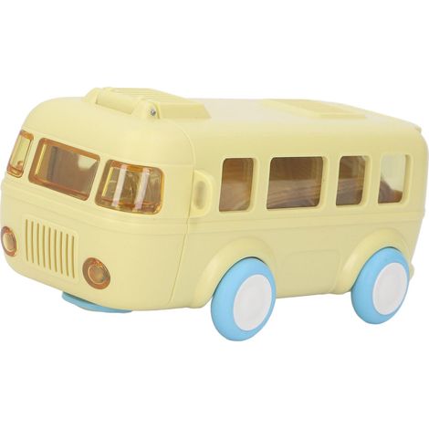 Tirelire Chat Porte-Bonheur 11,7 cm, adorable et raffinée, en céramique bleue, symbole de chance et de prospérité. Décoration de bureau.