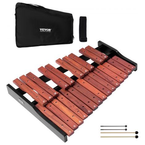 Xylophone 25 Notes Instrument de Percussion Professionnel en Bois (1/5)