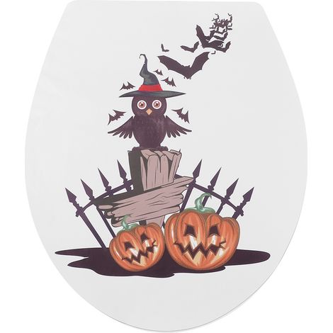 Lot 3 Stickers Mural Toilette Halloween Déco Salle de Bain Autocollants Muraux DIY Art TL002 (1/5)