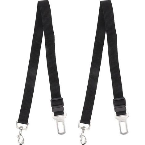 Set mit 2 verstellbaren Hundesicherheitsgurten, Autosicherheitsgeschirr, Haustierzubehör für (1/5)