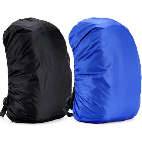 Regenschutz für Rucksack 45-55L, 2 Stück wasserdicht, blau