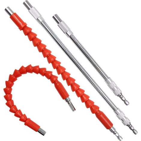 Bon état - Rallonges de perceuse flexibles, lot de 4