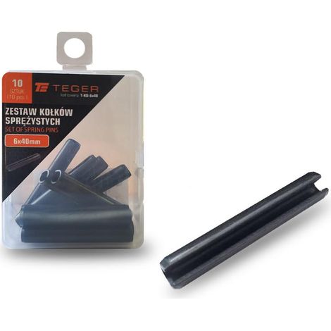 Perno elastico 6x40 Teger 10 pezzi (1/3)