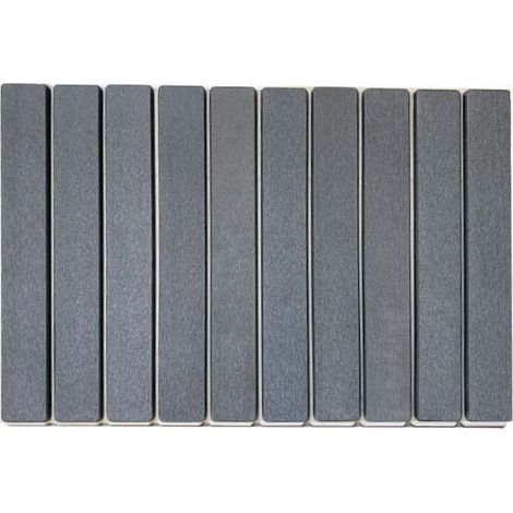 Coussin multifonctionnel gris foncé de boue de diatomée, tampon de drainage de plat de boue de diatomée, 6039 cm, absorbant (1/5)