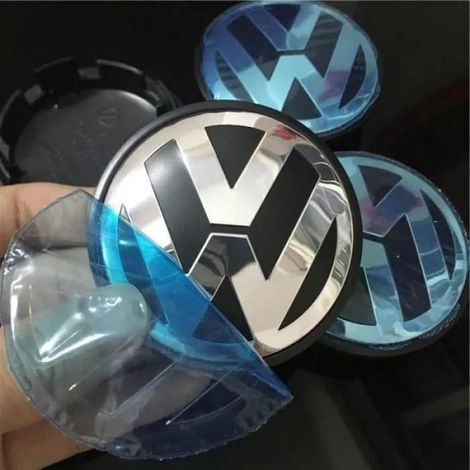 Radnabenabdeckung/Radzierblende – Volkswagen 65 mm Necross Golf 6 Mitem New Passat Touai Tui VW-Logo ansehen (1/4)