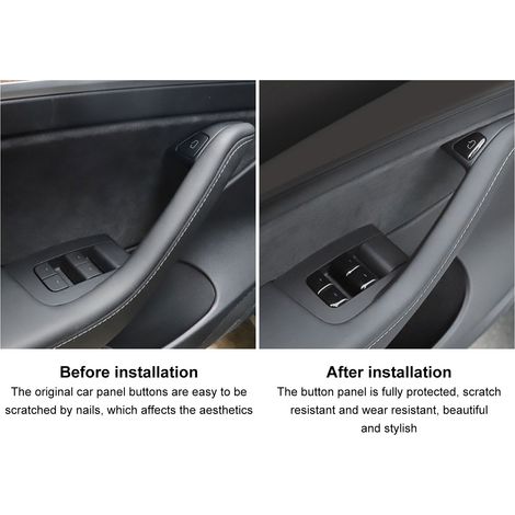 Adesivi per paraurti e rinforzo adesivo per parabrezza Tesla Model Y / Model 3 2017-2021 (1/5)