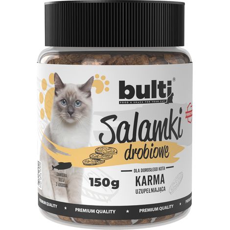 BULTI Salamki Katzenleckerli Geflügel 150g (1/3)
