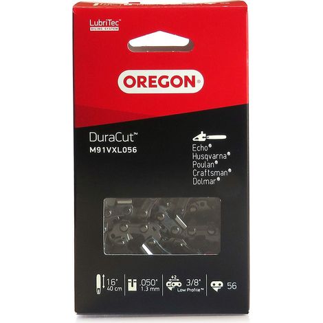 Catena motosega 3/8" 1,3mm 56 DL multicut chisel Duracut Oregon OREGON M91VXL056E (1/5)