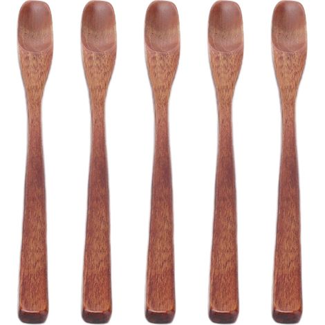 Ensemble de Cuillères à Glace en Bois pour Enfants (1/5)