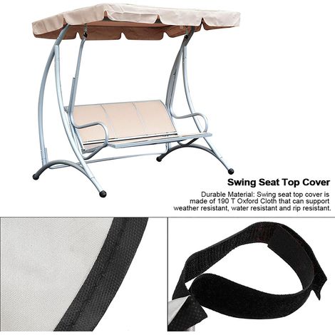 Housse de Protection pour Balançoire de Jardin Étanche Anti-Poussière Pare-Soleil Modèles Anciens et Nouveaux Inclus (1/5)