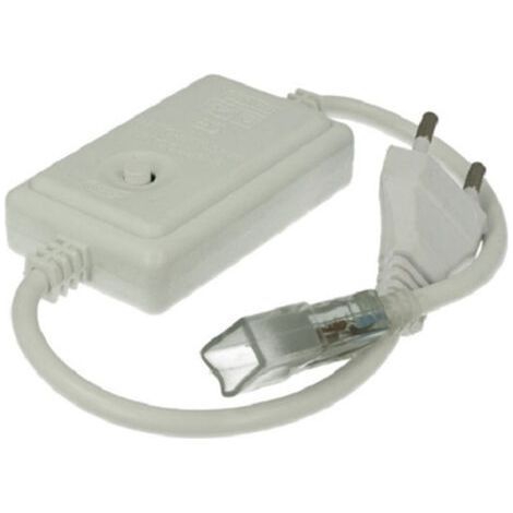 Alimentation Fiche Transformateur 4 Broches Rvb Interrupteur Contrôleur Bobine Led