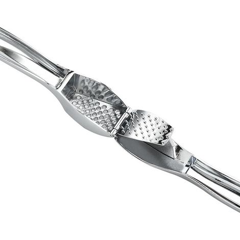Premium Garlic Press - Super Easy to Use and Clean Garlic Chopper and Grinder - Effortlessly Crush Garlic and Ginger (No Peeling Required) - Sturdy and MUMU (1/4)