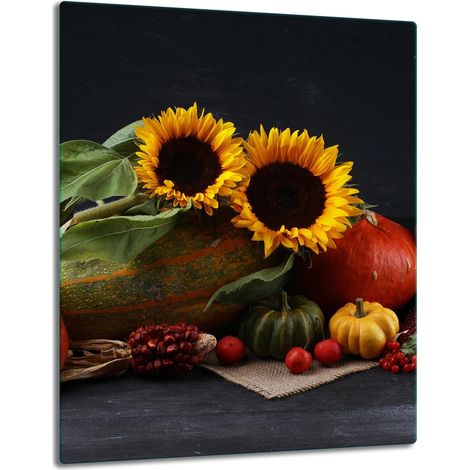 Glasplatte, Tischplatte, 40x52, Blumen (1/5)
